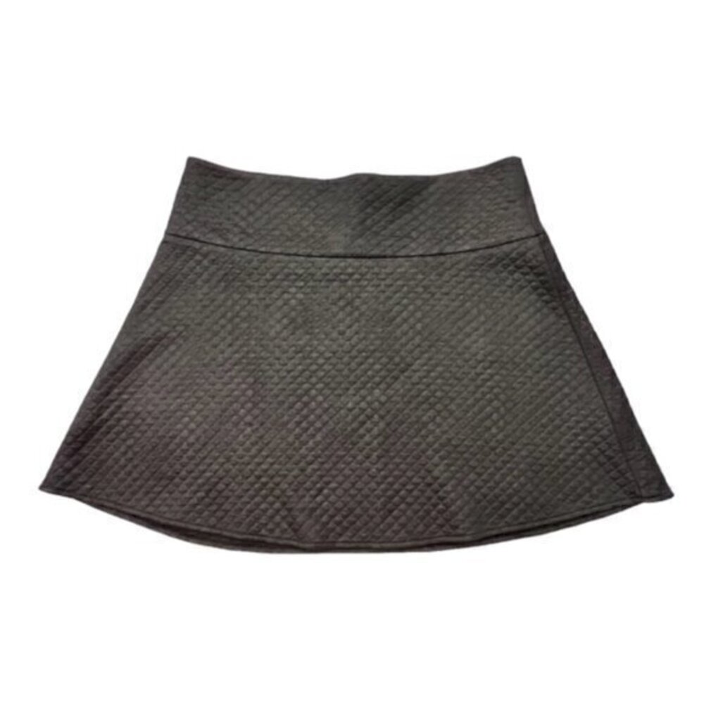SALE!! 2 for $15 Kenneth Cole NY New York Mini Skirt Womens L Black Quilted